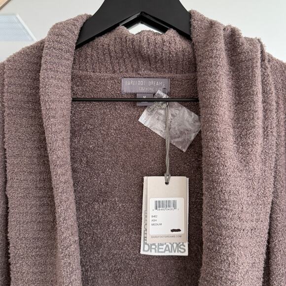 Barefoot Dreams CozyChic Lite Circle Cardi Brown Ash - Picture 3 of 3